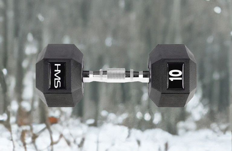 Dumbbells and barbells Winter activities